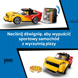 Конструктор LEGO City 60496 Доставка пиццы с транспортными средствами — фото 6