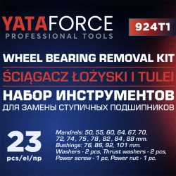 Набор инструментов для замены ступичных подшипников 23пр. YATAFORCE YF-924T1