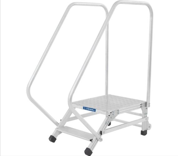 Лестница подмости MEGAL ЛП-0,4 с двумя поручнями