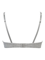 Бюстгальтер с формованными чашечками из хлопковой ткани (Размер: 6B) (Цвет: серый меланж)