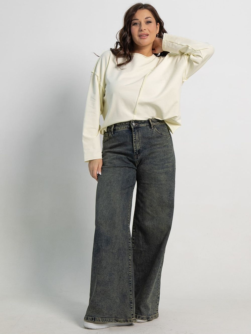 Джинсы Лаччи (сине-зеленые) Б15075-4М LT Collection