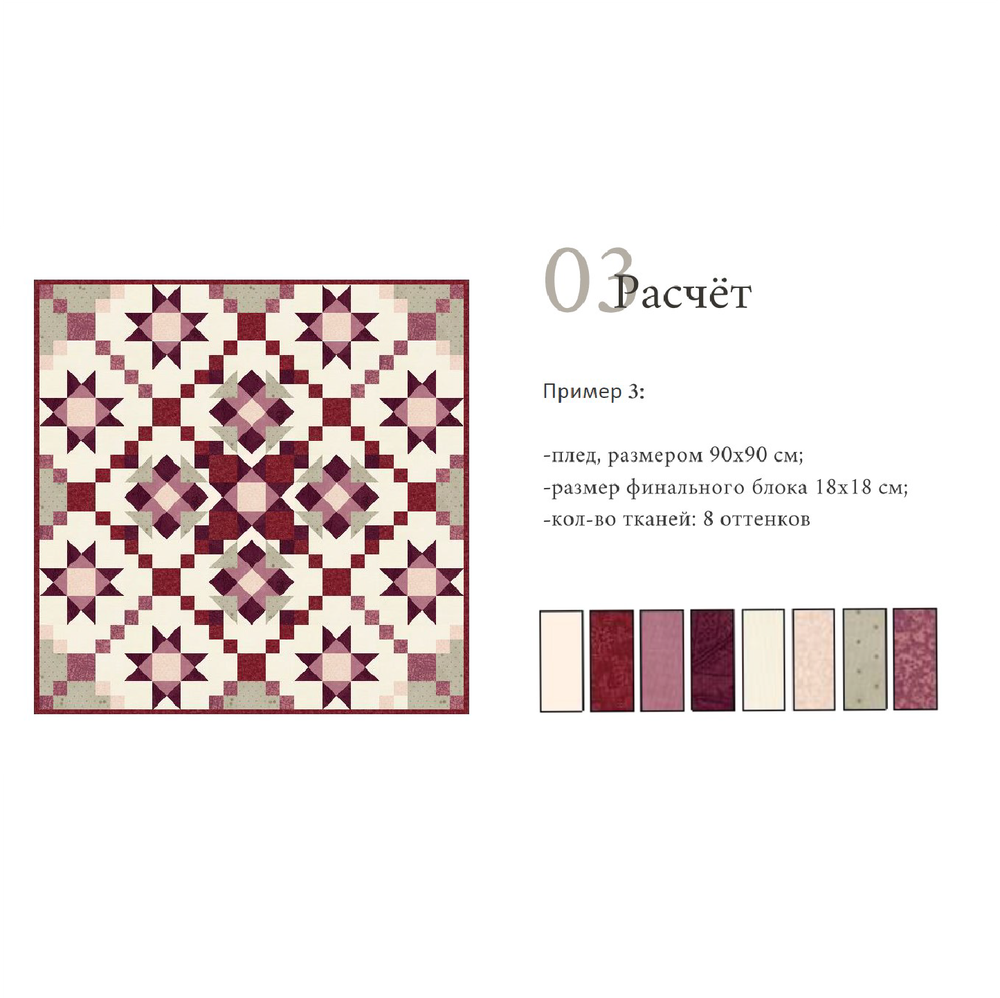 Лекция "Как рассчитать расход ткани на лоскутный проект"