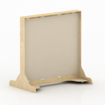 Мобильная двухсторонняя перегородка Адела для крепления ковров/пособий с магнитно-маркерной поверхностью серия СКАНДИК