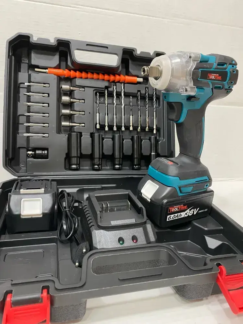 Гайковерт аккумуляторный ударный мощный 2 АКБ 36V / Не переплачивай за наклейки Mkito