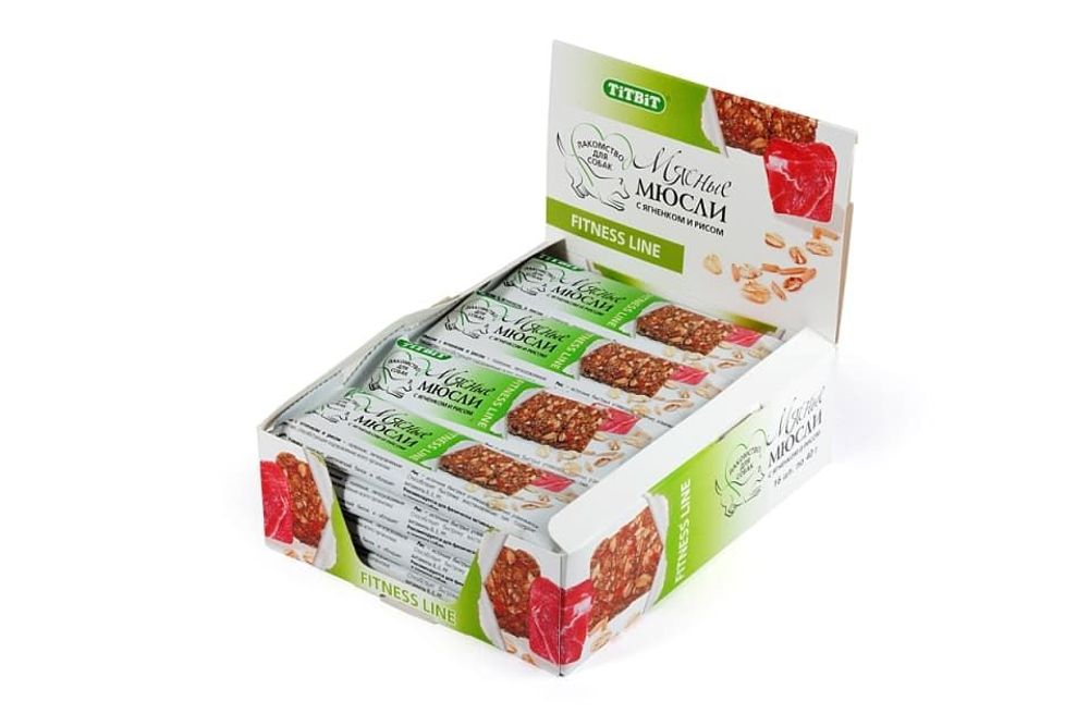 Мюсли Fitness с ягненком и рисом TITBIT 009291 Мюсли Fitness с ягненком и рисом TITBIT 009291