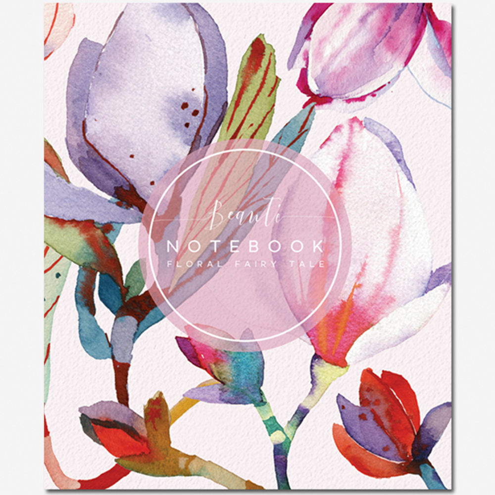 Тетрадь общая 48 листов на скрепке "Флора Арт"