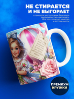 Кружка, С днем твоего рождения Арина, 330мл. 1шт.