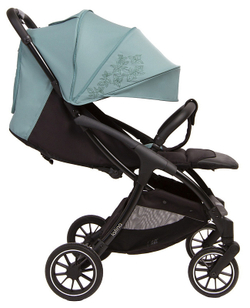 Детская прогулочная коляска Peppy Latina ART mint fresh мятная, вышивка