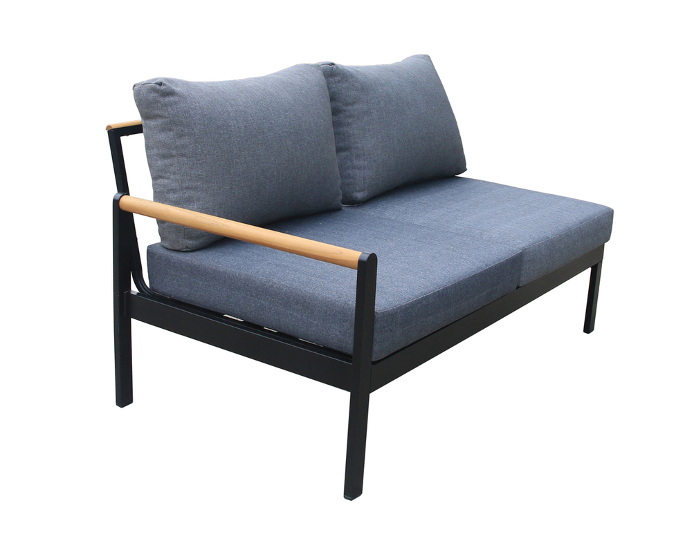 Лаунж зона из алюминия MAYA M темно-серый графит