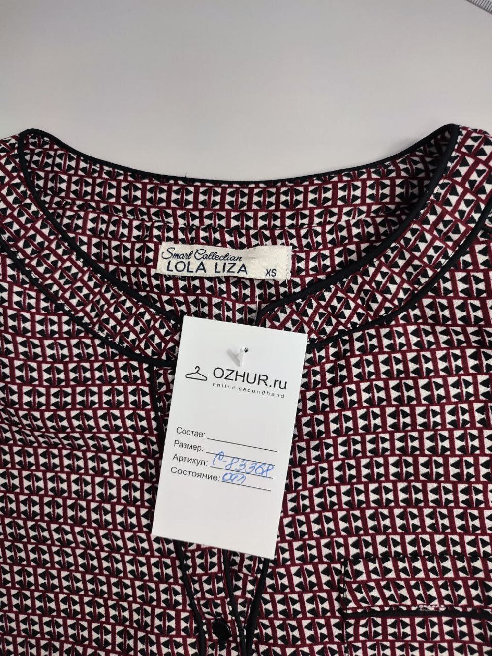 Блузка Lola Liza с принтом 42 размер