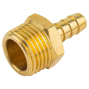 Штуцер пневматический наруж. резьба 1/2''- ''елочка''8мм Forsage F-MH08/05