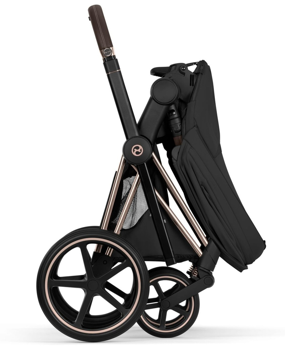 Коляска Cybex Priam V Rosegold Style Collection 2 в 1 Sepia Black