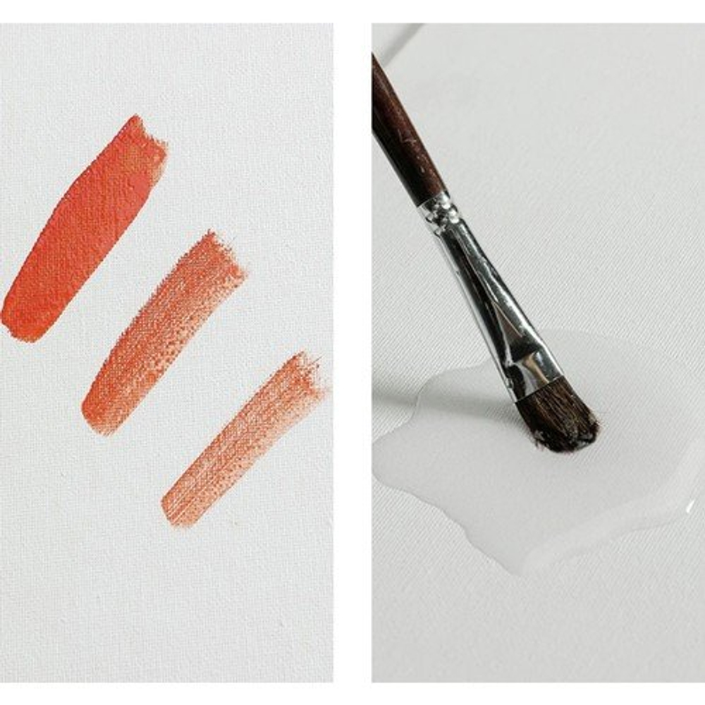 Набор холстов на подрамнике Alingar, 2 шт 30*40, 280 гр/м2 среднее зерно, хлопок, акриловая трёхкомпон. грунтовка, индивид. упаковка