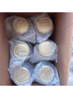 Банка стеклянная 1,5 литра , 6 штук, 82мм золото