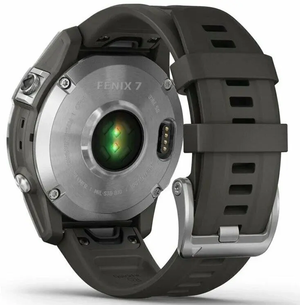 Умные часы Garmin Fenix 7, серебристый