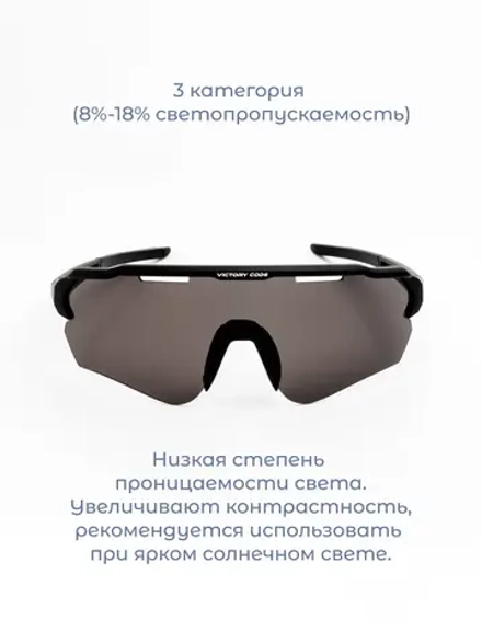 Очки ICON / Черный - неоновый