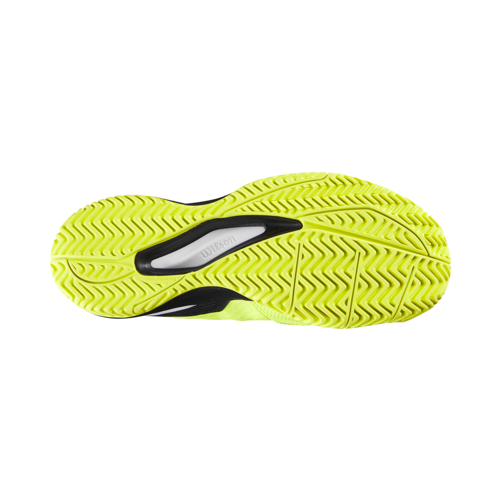 Детские теннисные кроссовки Wilson Rush Pro Ace All Court Shoe Kids - Neon Yellow, Black