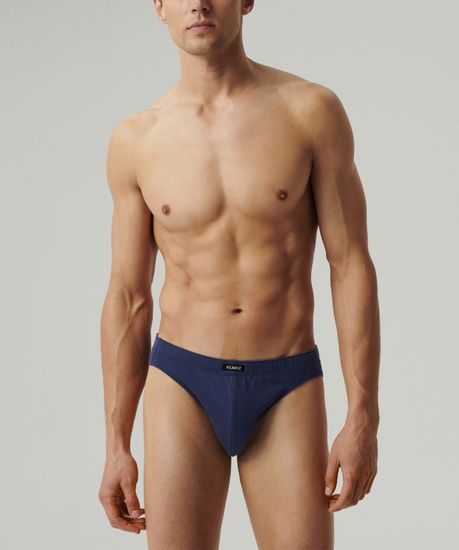 Мужские трусы (5шт) слипы спорт Atlantic 5SMP-002, хлопок, светло-голубой + графитовый + черный + светлый хаки + голубой