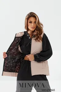 Жилет 665-бежевый Minova