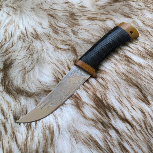 Нож туристический НС-11 Уван (ЭИ-107) гравировка (Златоуст)