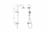 Душевая система WONZON & WOGHAND MUSE Corno WW-A30653-MW белый матовый