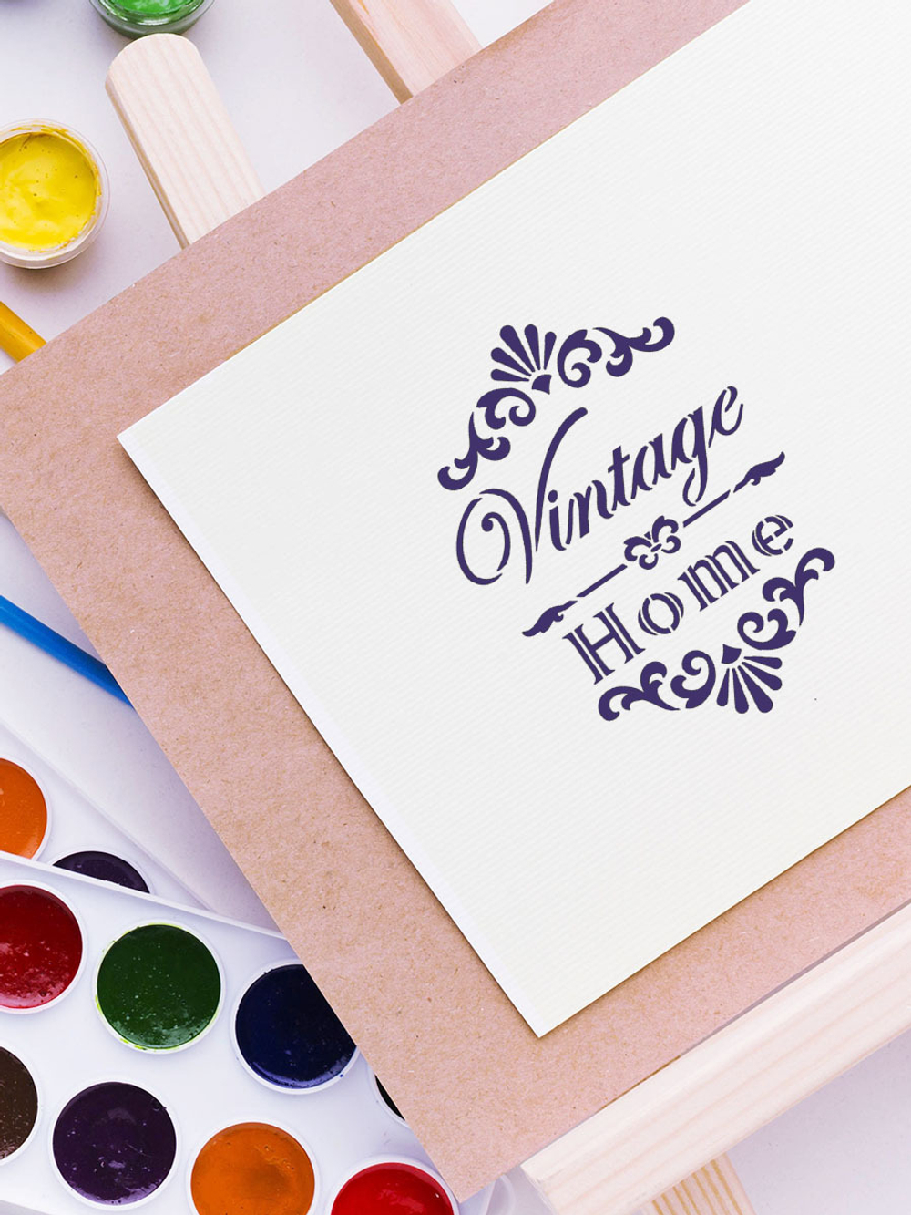 Трафарет для скрапбукинга из пластика многоразовый 048