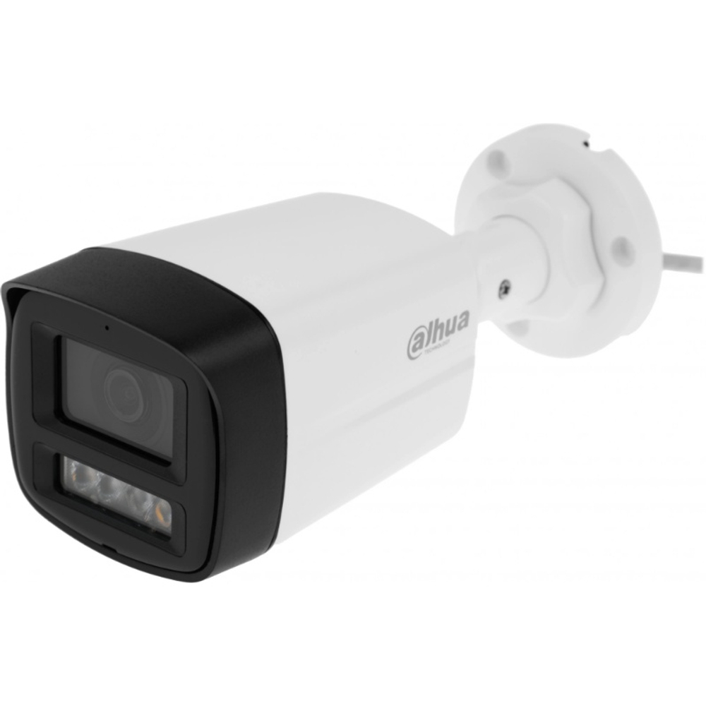 Уличная цилиндрическая IP-видеокамера DAHUA DH-IPC-HFW1239TL1P-A-IL-0280B, Smart Dual Light 2Мп; 1/2.8” CMOS; 2.8мм; ИК до 30м, LED до 20м, IP67