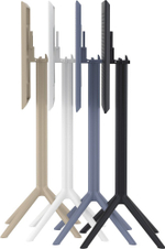 Стол пластиковый барный складной Siesta Contract Sky Folding Bar Table 60, бежевый