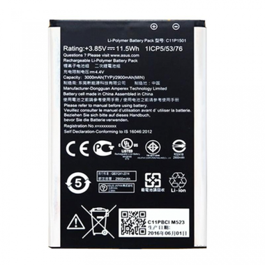 Battery Asus C11P1501 1500mAh MOQ:20 [ ZenFone2 Laser / ZE550KL / ZE601KL ]