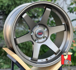 Комплект дисков Rays TE37 18x10.5/9.5 et20/20 5x120