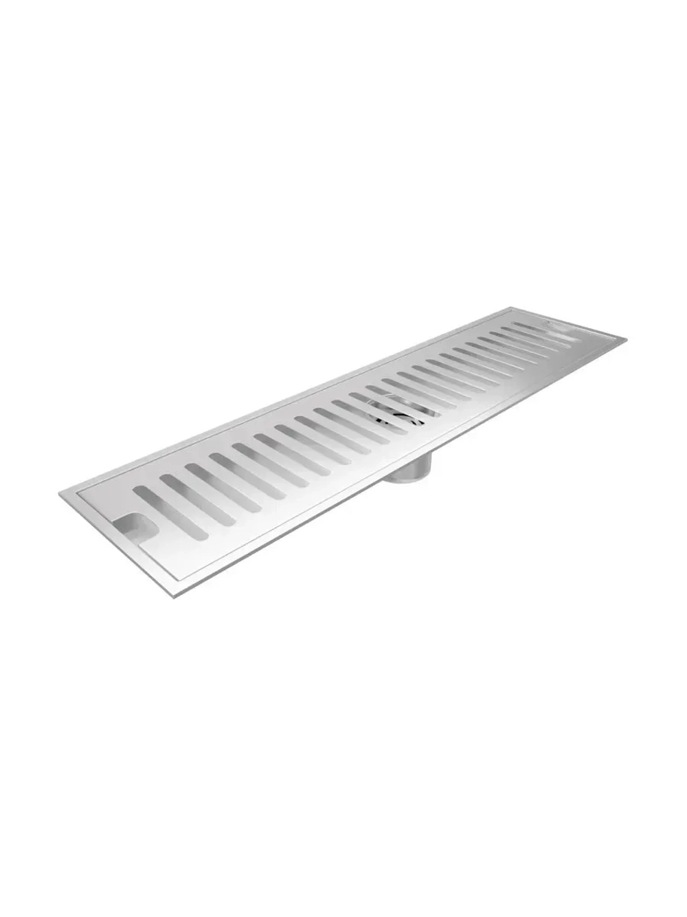 Душевой трап с сухим затвором, вертикальный выпуск Teymi Heimi 10х40 c решеткой нерж T90329