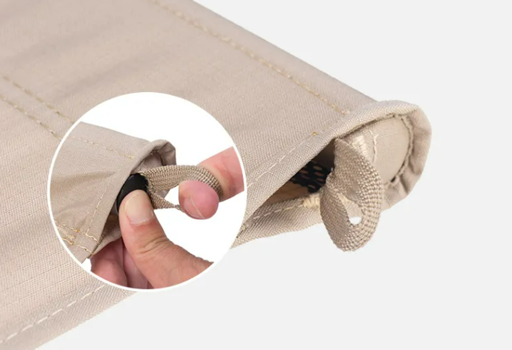 Раскладушка Naturehike XJC04 190х65х38 см кемпинговая, до 150 кг, хаки