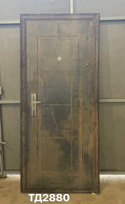 Дверь металлическая Б/У 205(в) х 85(ш) Входная