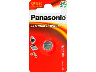 Батарейка Panasonic Lithium Power CR-1220 литиевая 1 шт