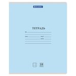 Тетрадь 18 л. BRAUBERG КЛАССИКА NEW клетка, обложка картон, СИНЯЯ, 105699, 20шт