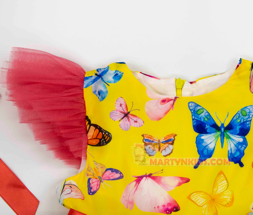 платье Бабочки бант 3914