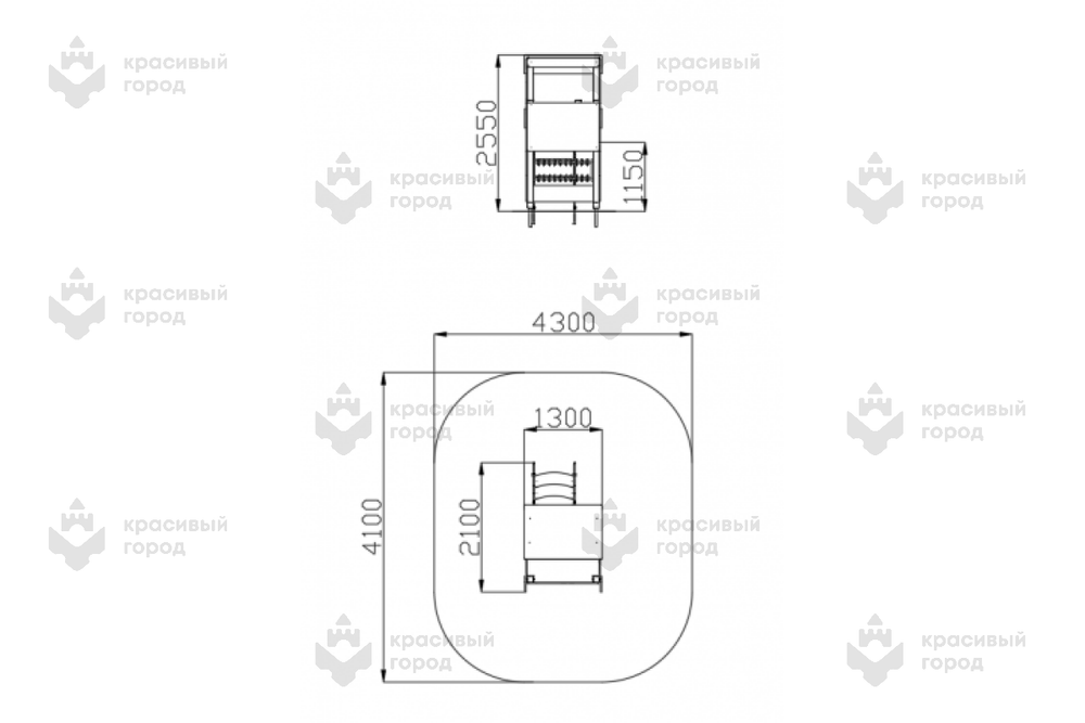 Беседка Диспетчерская башня