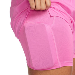 Женские теннисные шорты Nike One Dri-Fit 2-in-1 High-Waisted 3in Training - playful pink/reflective silver