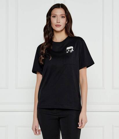 Футболка IKON RS PEAK-A-BOO Karl Lagerfeld - черный(A1W17100)