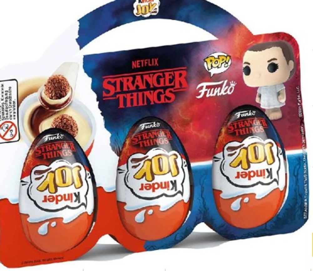 Шоколадное яйцо Kinder Joy ОСД, 3 шт набор