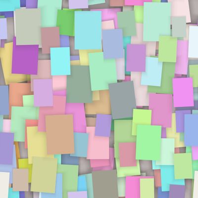 Разноцветные листы