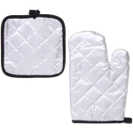 Прихватка в наборе с прихваткой-варежкой «Цветы», 25,5*15,5 см и 17*17 см, микс