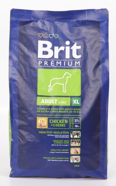 Brit Premium Adult XL для взрослых собак гигантских пород
