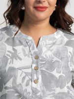 Блуза Блунди (бело-серая) Б15528-4М LT Collection