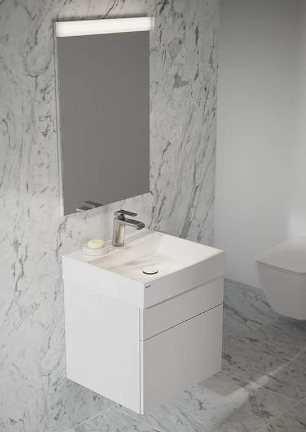 Зеркало Ravak Natural 80 X000001057 с подсветкой Белое