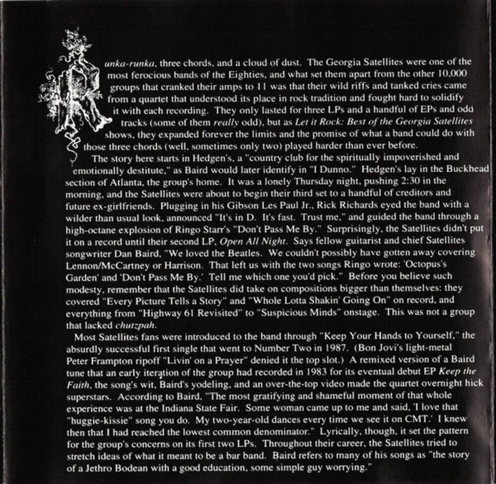 The Georgia Satellites / Let It Rock: Best Of The Georgia Satellites (CD)