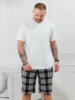 Шорты мужские Тор-2.1 Виотекс КЛЕТКА ЧЕРНАЯ