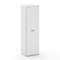 Fresco Гардероб узкий универсальный FR.GB-102 white Белый Бриллиант UM/Лакобель Белый/Хром 600*460*2