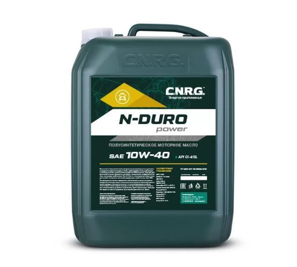CNRG N-Duro Power 10W-40 CI-4/SL/20 л/Масло моторное