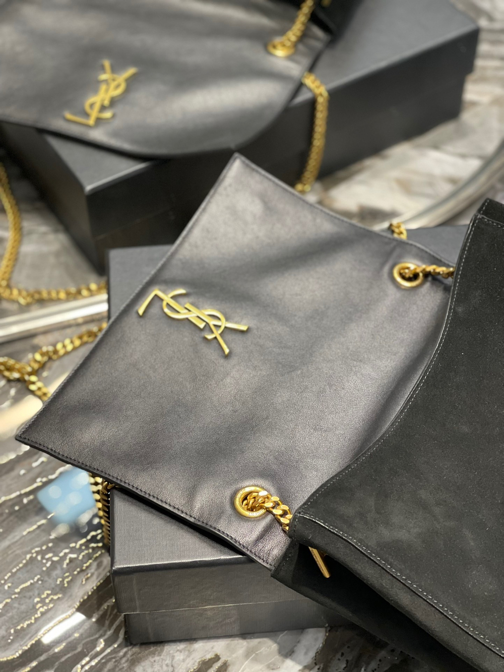 Saint Laurent Kate Medium Reversible Chain Bag 28 cm